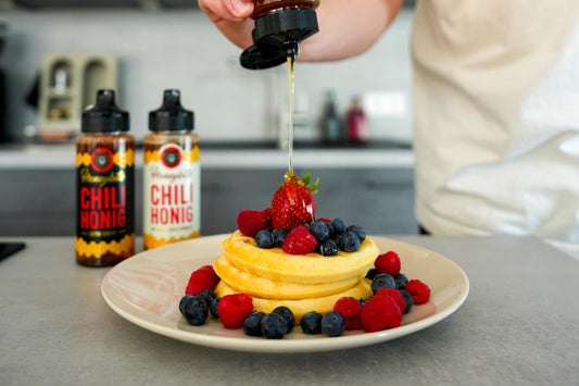 Waffelrezept mit Chili Honig